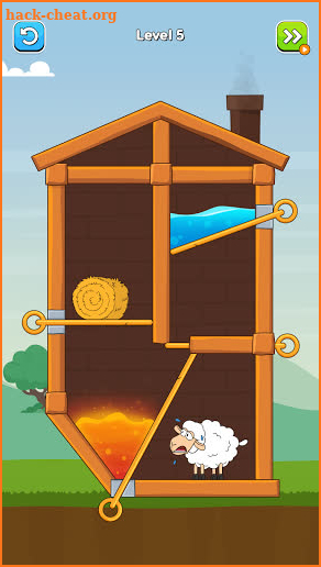 Hero Sheep- Pin Pull & Save Sheep screenshot