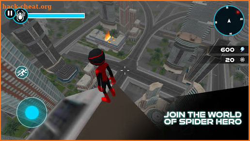 Hero Spider Stickman Rope - Crimes Strange Super screenshot