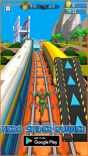 Hero SpiderBoy Runner screenshot