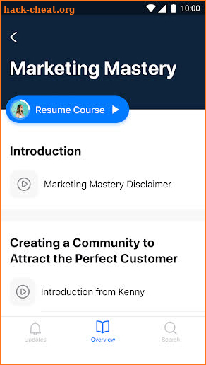 Hero University – Learn Online Business Marketing screenshot