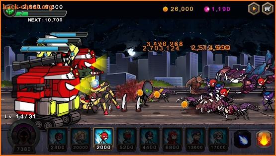 HERO WARS: Super Stickman Defense screenshot