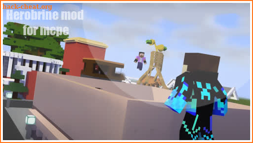 Herobrine-herobrine school monster minecrafte mod screenshot