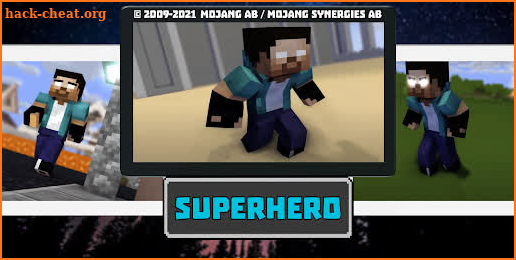 Herobrine superhero mod screenshot