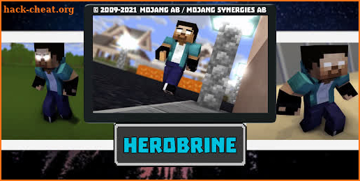 Herobrine superhero mod screenshot