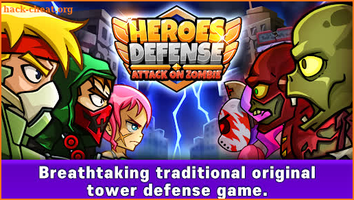 Heroes Defense: Attack on Zombie screenshot