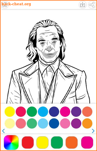Heroes Joker Coloring Book screenshot