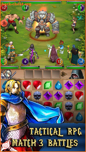 Heroes of puzzles: Epic Match 3 RPG screenshot