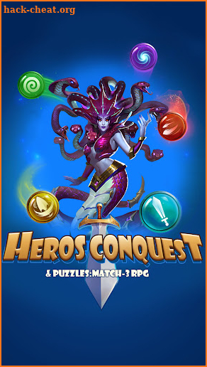 Heros Conquest & Puzzles:Match-3 RPG screenshot