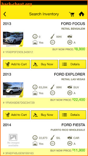 Hertz Dealer Direct screenshot