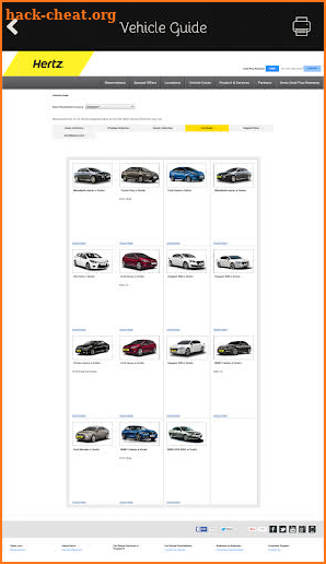 Hertz Singapore screenshot