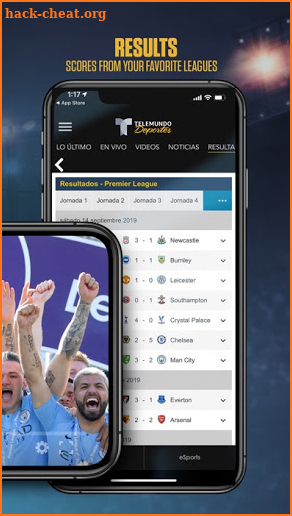 HesGoal - Live Soccer TV. EPL LaLiga Scores Stats screenshot