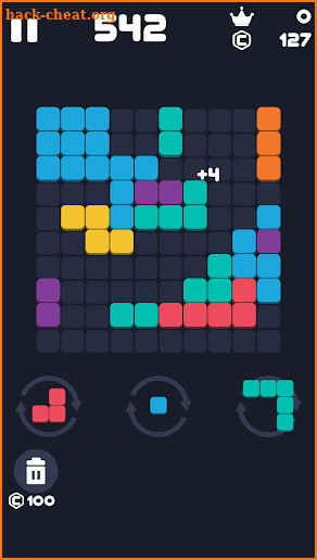 Hex Fill : 1010 Square & Hexagon Blocks Puzzle screenshot