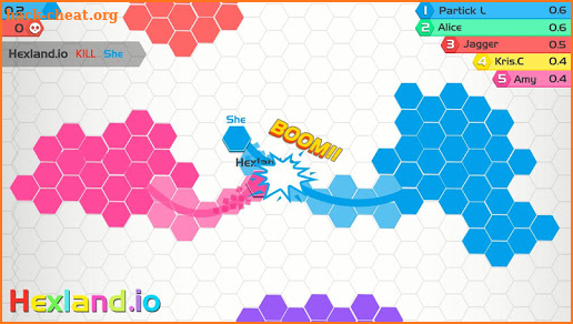 Hex Land.io screenshot