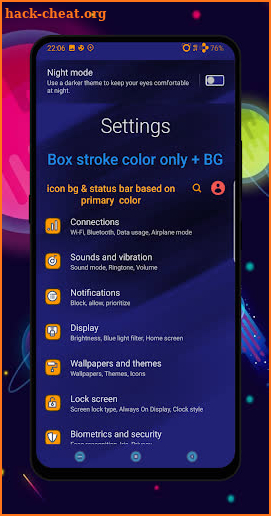 #Hex Plugin - Granola for Samsung Pie & Q OneUI screenshot