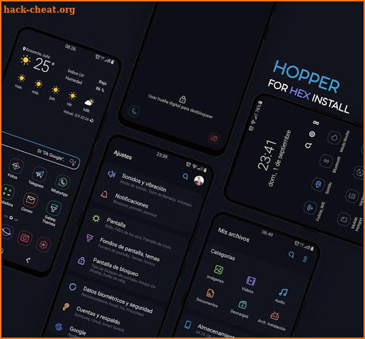 #Hex Plugin - Hopper for Samsung Pie OneUI screenshot