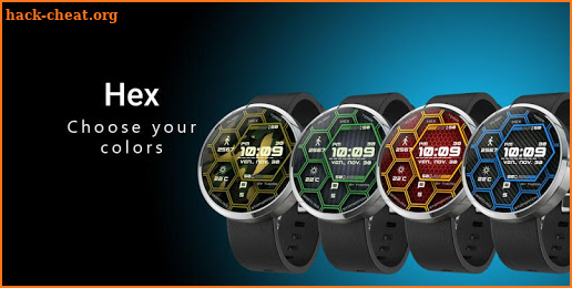 Hex Watch Face & Clock Widget screenshot