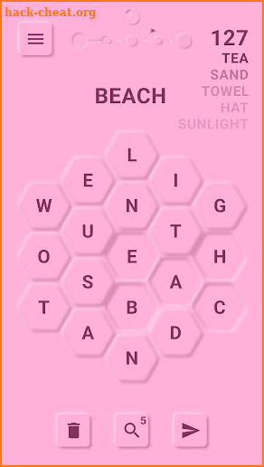 Hex Words: Word Search screenshot