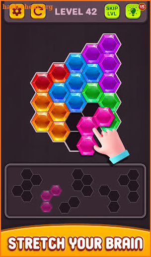 Hexa Block Puzzle: Tangram Puz screenshot
