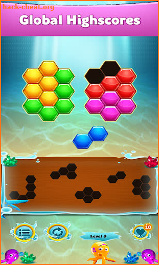 Hexa Block Water Puzzle! screenshot
