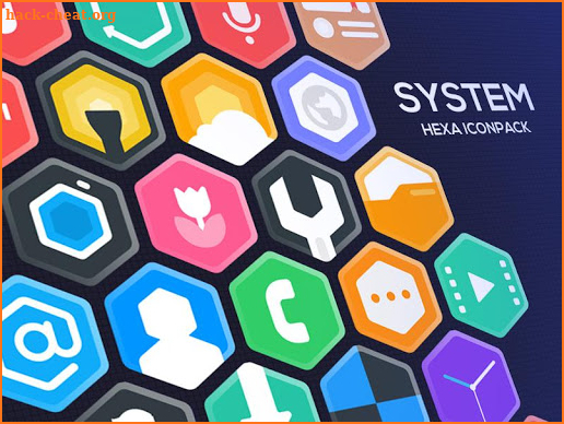 Hexa Icon Pack : Hexagonal screenshot