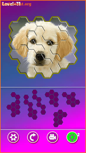 Hexa Jigsaw - Dogs jigsaw puzzle game screenshot