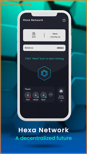 Hexa Network - Crypto Coin App screenshot