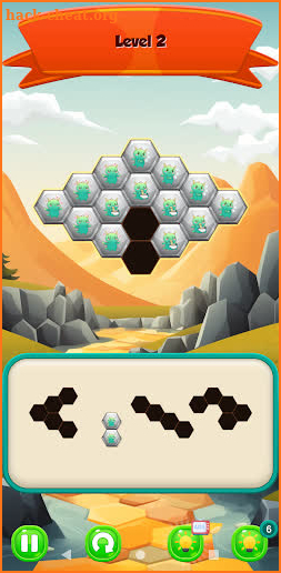 Hexa Pair: Puzzle Race screenshot