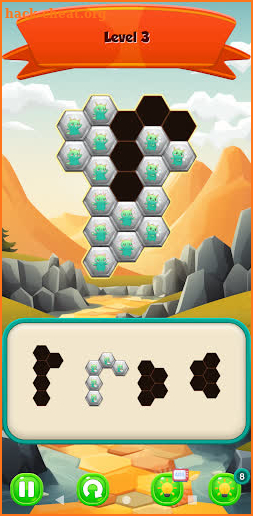 Hexa Pair: Puzzle Race screenshot