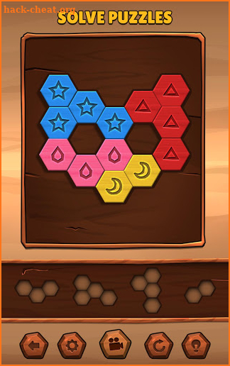 Hexa Wood Puzzle screenshot