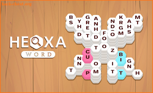 Hexa Word: Hexagon Word Block screenshot