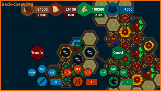 Hexa World War screenshot