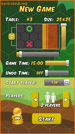 Hexagon Five in a Row - Tic Tac Toe screenshot