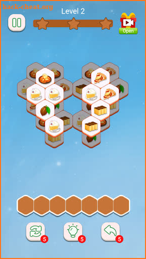 Hexagon Tile Match screenshot