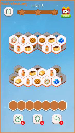 Hexagon Tile Match screenshot