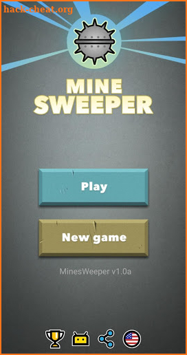 Hexagonal Minesweeper screenshot