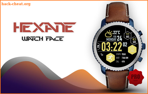 Hexane Watch Face and Clock Live Wallpaper screenshot