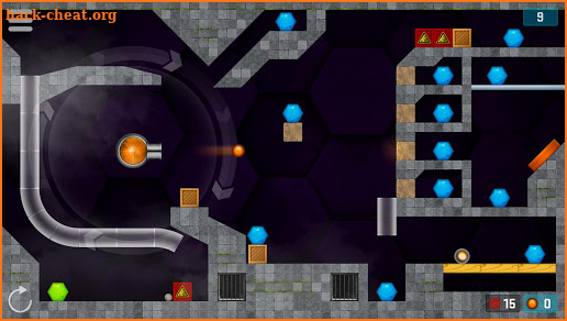 Hexasmash 2 - Physics Ball Shooter Puzzle screenshot