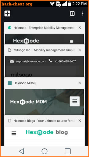 Hexnode Kiosk Browser - The Secure Browser screenshot
