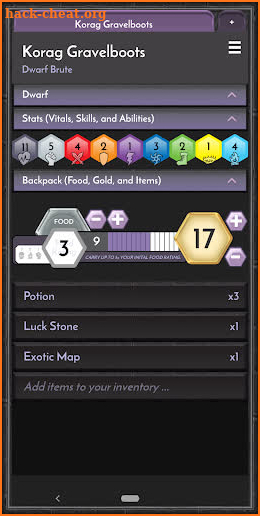 Hexplore It Companion App screenshot