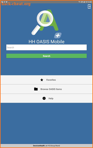 HH OASIS Mobile screenshot