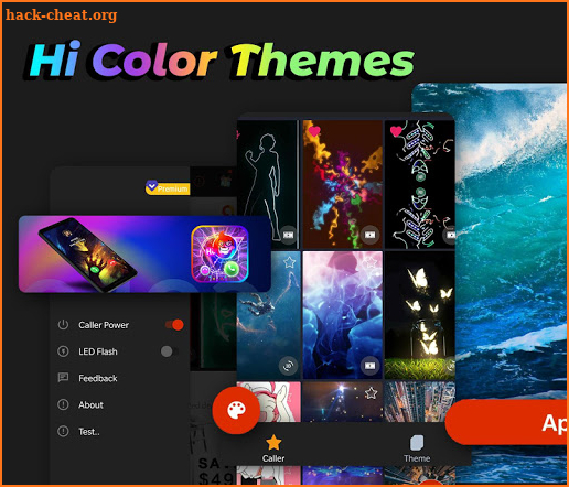 Hi Color Themes: 3D Theme & Call Flash & Ringtones screenshot