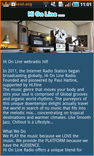 Hi On Line Radio screenshot