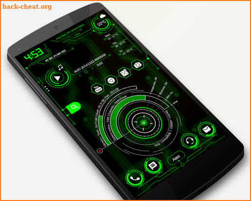 Hi-Tech Launcher 2019 Pro - UI of Future, Theme screenshot
