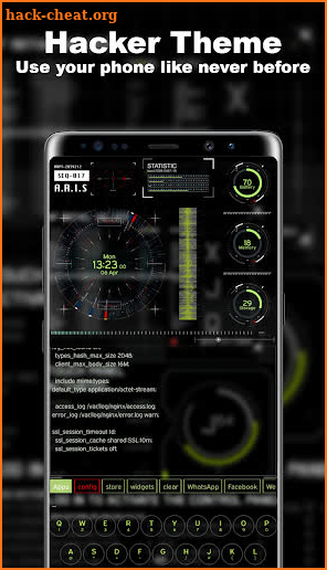 Hi-Tech Launcher -- Aris Theme screenshot