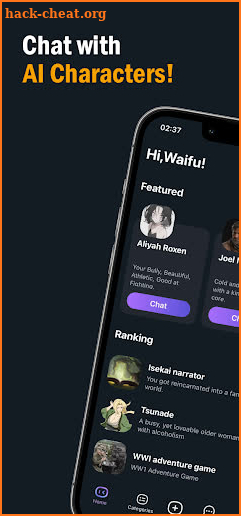 Hi Waifu - Create. Chat. Bot. screenshot