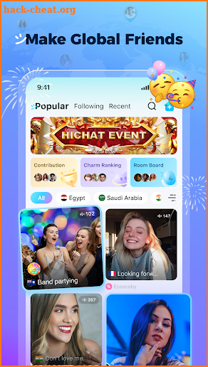 Hichat- Game & Chat friends screenshot