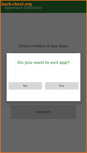 Hidden apps detector - spyware privacy detector screenshot