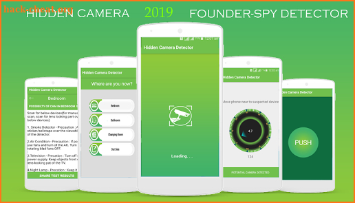 Hidden camera 2019 Founder-spy detector screenshot