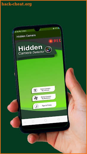 Hidden camera detector screenshot