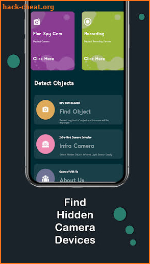 Hidden Camera Detector Finder screenshot